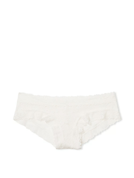 Кружевные трусики чики Victoria's Secret PINK 1159832429 (Белый S)