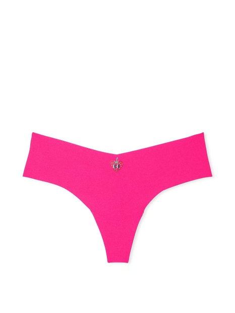 Бесшовные трусики Victoria's Secret Pink тонг 1159827128 (Розовый XS)