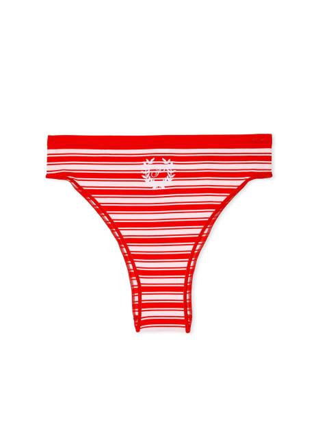 Женские трусики бразилиана Victoria's Secret Pink 1159834214 (Красный S)
