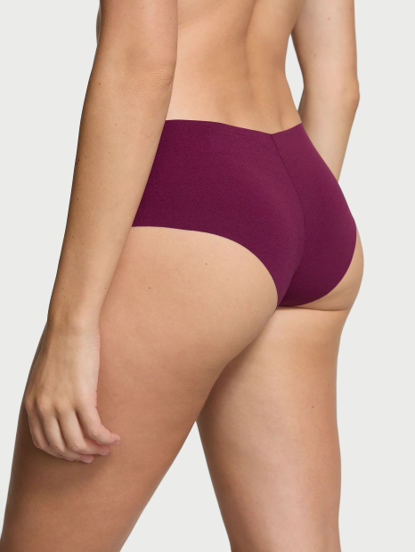 Женские бесшовные трусики чики Victoria's Secret 1159833789 (Бордовый XXL)
