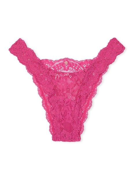 Кружевные трусики бразильяны Victoria's Secret 1159823327 (Розовый XS)