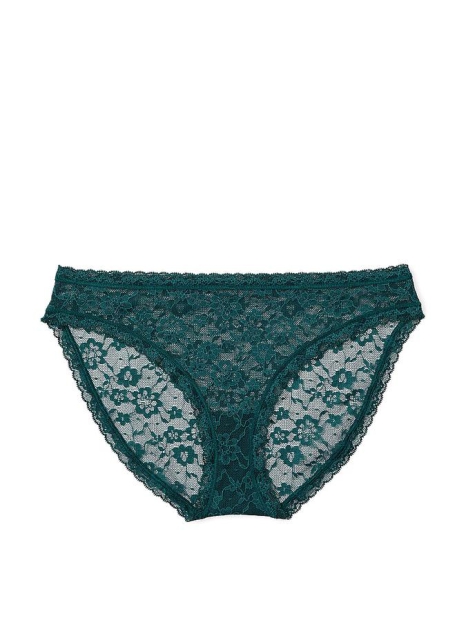 Кружевные трусики бикини Victoria's Secret 1159823692 (Зеленый XS)