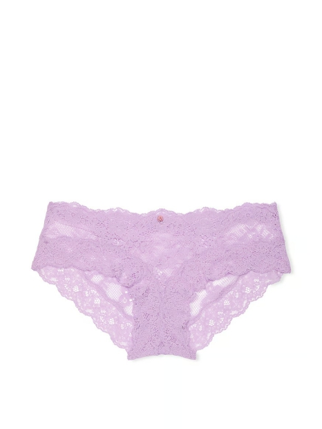 Женские кружевные трусики хипхаггеры Victoria's Secret 1159823795 (Сиреневый M)