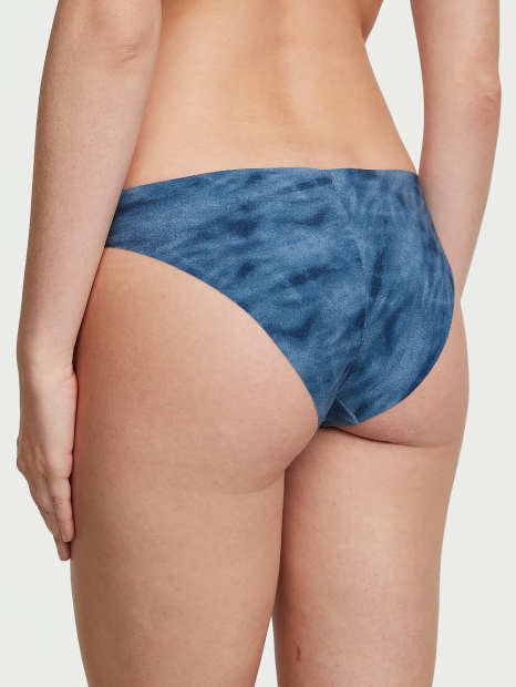 Бесшовные трусики Victoria's Secret танга 1159823905 (Синий XXL)