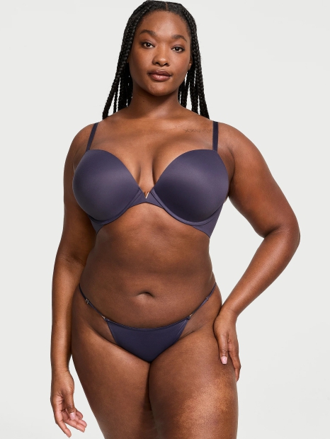 Гладкі трусики бікіні Victoria's Secret 1159824557 (Фіолетовий L)