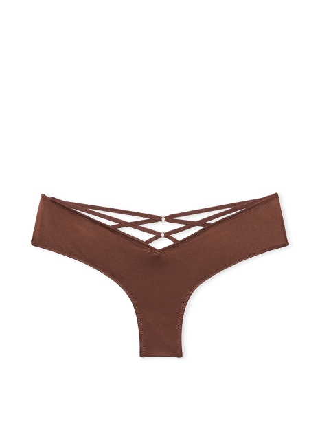 Женские гладкие трусики чики Victoria's Secret 1159823948 (Коричневый S)
