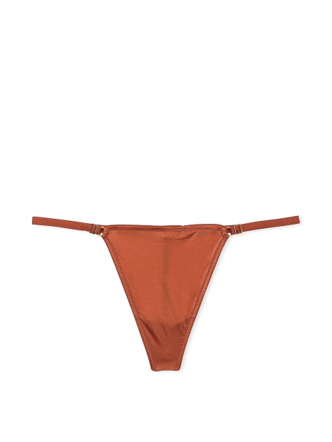 Гладкие трусики стринги Victoria's Secret 1159823970 (Коричневый L)