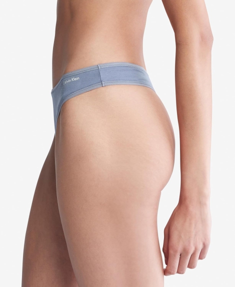 Женские трусики тонг Calvin Klein 1159823987 (Синий XS)