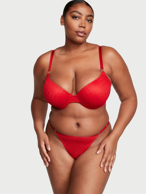 Женские трусики Victoria's Secret тонг 1159826405 (Красный XL)