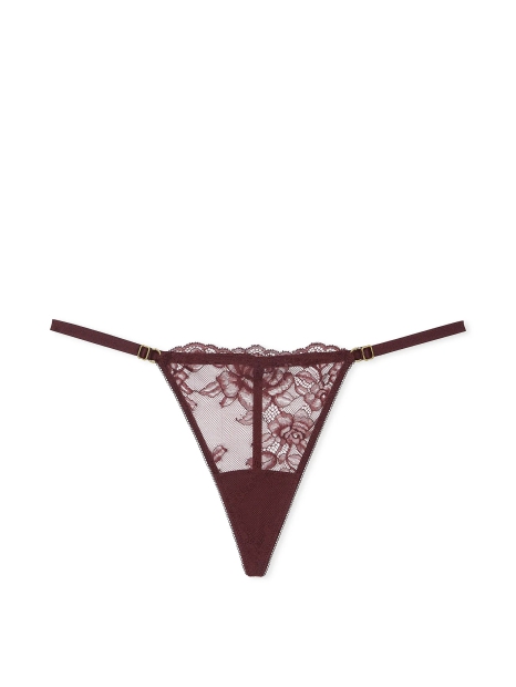 Кружевные трусики стринги Victoria's Secret 1159824414 (Коричневый XXL)