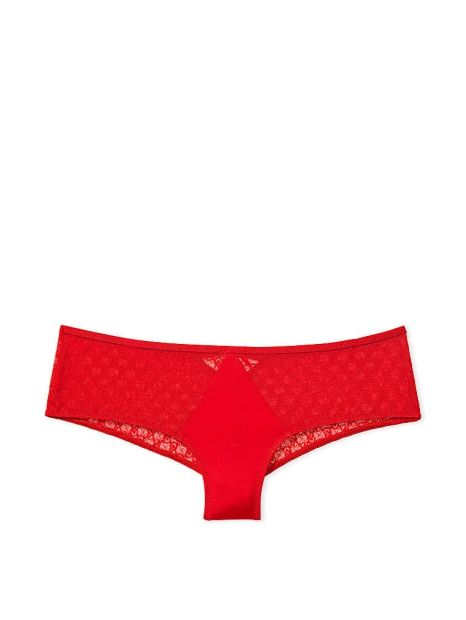 Кружевные трусики чики Victoria's Secret 1159824663 (Красный S)