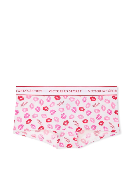 Женские трусики шортики Victoria's Secret с принтом 1159827434 (Белый XS)