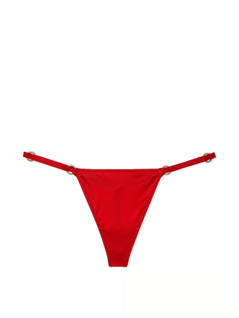 Женские гладкие трусики стринги Victoria's Secret 1159828461 (Красный L)