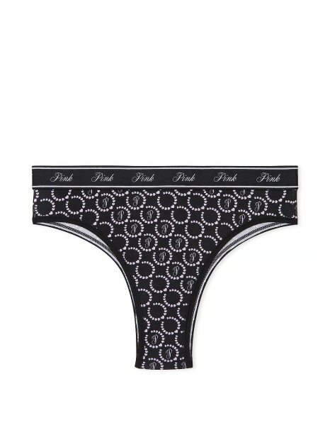Женские трусики бразильяны Victoria's Secret Pink 1159826182 (Черный S)