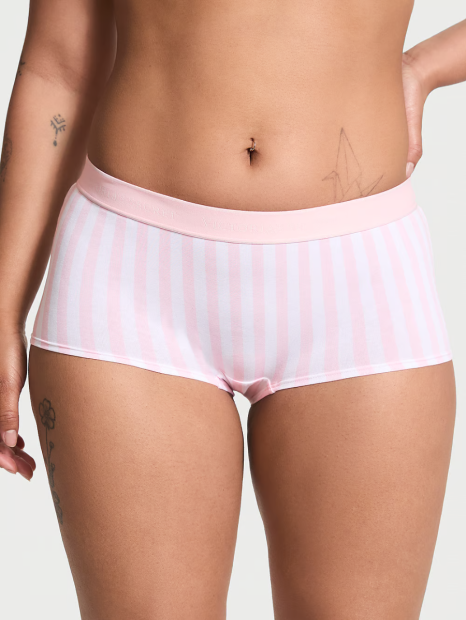 Жіночі трусики шортики Victoria's Secret 1159826286 (Рожевий XL)