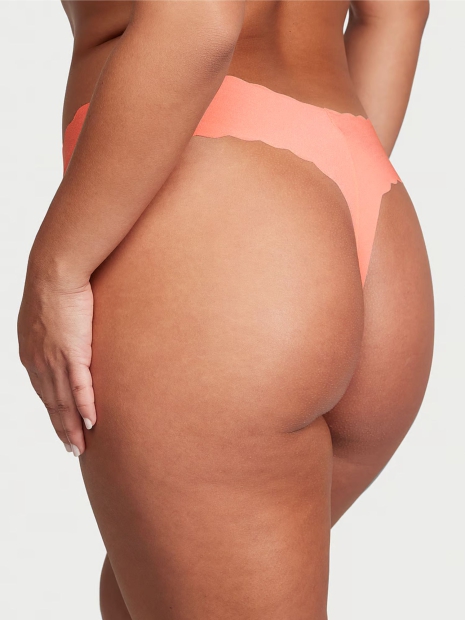 Бесшовные трусики тонг Victoria's Secret 1159826345 (Оранжевый XS)
