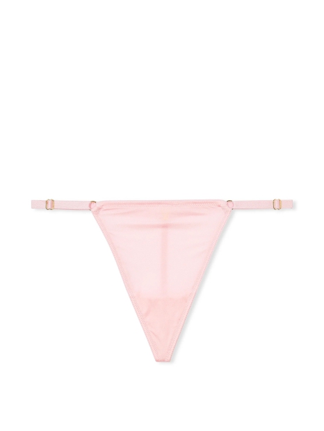 Жіночі гладкі трусики стрінги Victoria's Secret 1159826504 (Рожевий XXL)