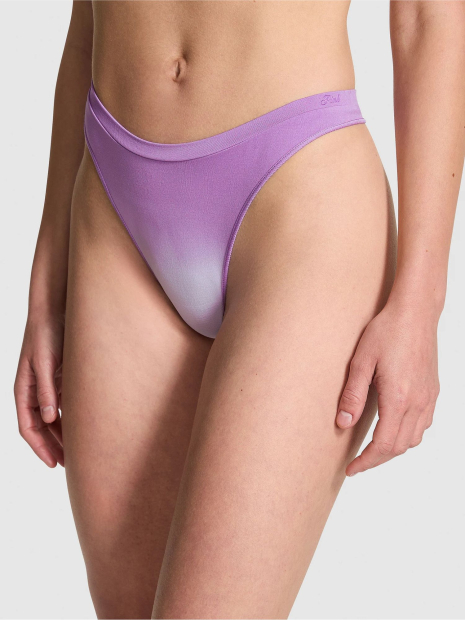 Женские трусики тонг Victoria's Secret PINK 1159835691 (Фиолетовый S)