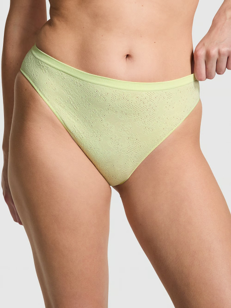 Трусики бразильяны Victoria's Secret Pink 1159833611 (Салатовый XS)