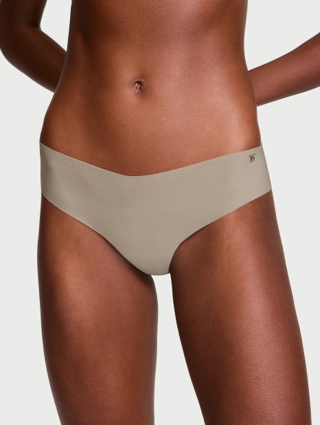 Бесшовные трусики тонг  Victoria's Secret с логотипом 1159826691 (Серый L)