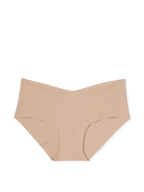 Бесшовные хлопковые трусики Victoria's Secret хипхаггеры 1159826745 (Бежевый S)