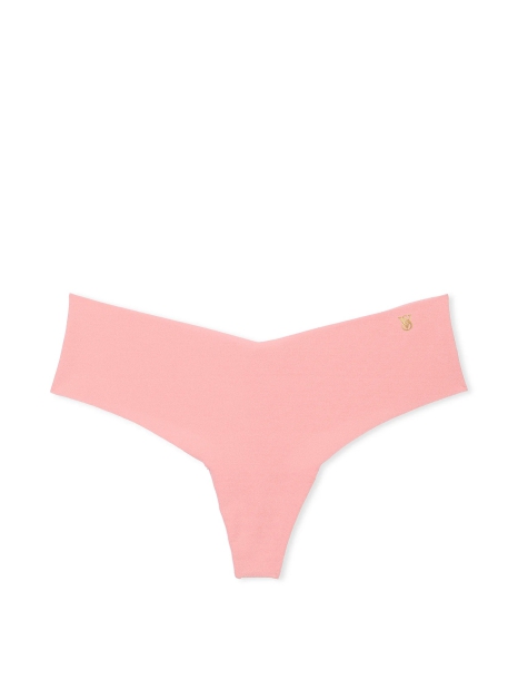Бесшовные трусики тонг  Victoria's Secret с логотипом 1159826753 (Розовый S)