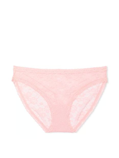 Кружевные трусики бикини Victoria's Secret 1159830800 (Розовый S)