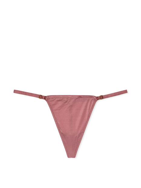 Женские гладкие трусики стринги Victoria's Secret 1159831047 (Розовый XL)