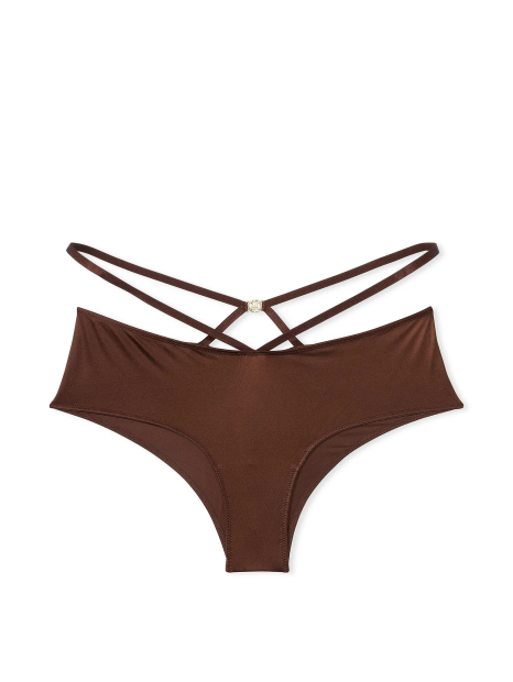Женские гладкие трусики чики Victoria's Secret 1159831054 (Коричневый XL)