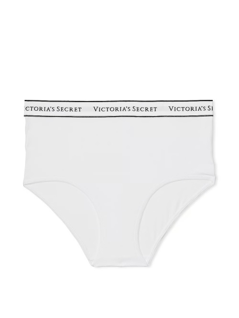 Жіночі трусики Victoria's Secret брифи з логотипом 1159831089 (Білий S)