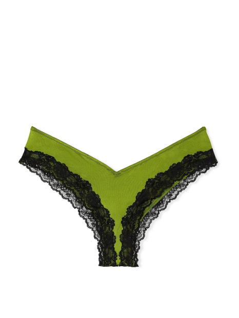 Шикарные трусики чики Victoria's Secret 1159831109 (Зеленый XXL)
