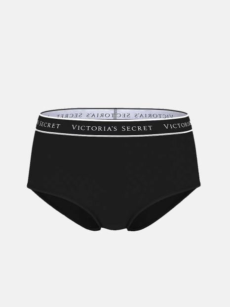 Жіночі трусики Victoria's Secret брифи з логотипом 1159831197 (Чорний XL)