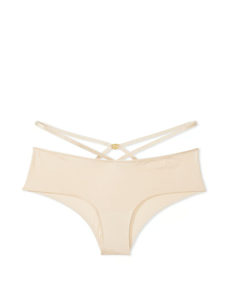 Женские гладкие трусики чики Victoria's Secret 1159831215 (Бежевый M)