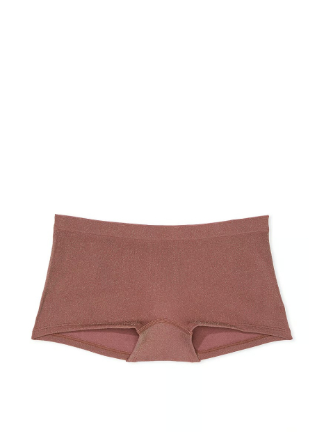Женские трусики шортики Victoria's Secret с шиммером 1159831238 (Розовый S)