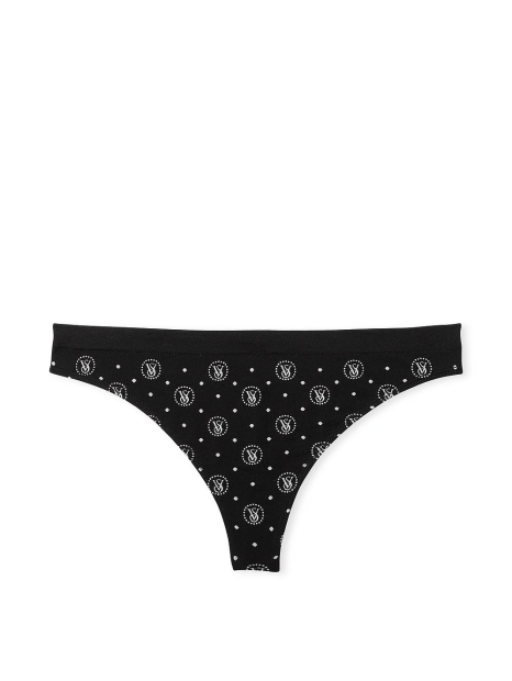 Трусики Тонг Victoria's Secret з логотипом 1159831769 (Чорний S)