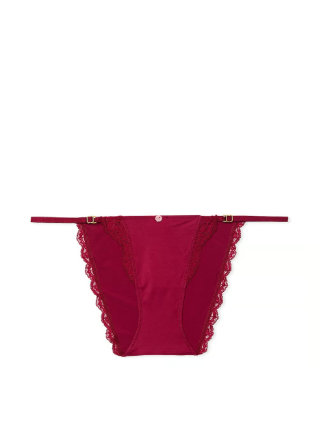 Жіночі трусики стрінг бікіні Victoria's Secret 1159832034 (Бордовий S)