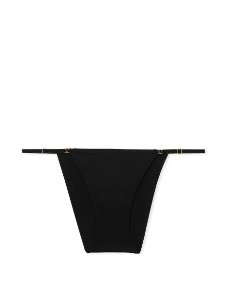 Гладкі трусики стрінг бікіні Victoria's Secret 1159832043 (Чорний S)