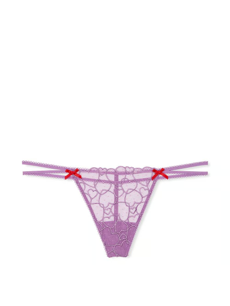 Жіночі трусики стрінги Victoria's Secret Pink 1159832167 (Фіолетовий S)