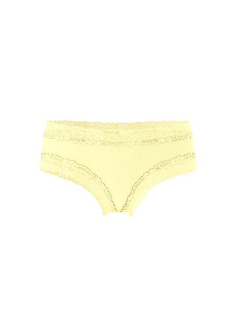 Женские трусики в рубчик Victoria's Secret PINK чики 1159832663 (Желтый XL)