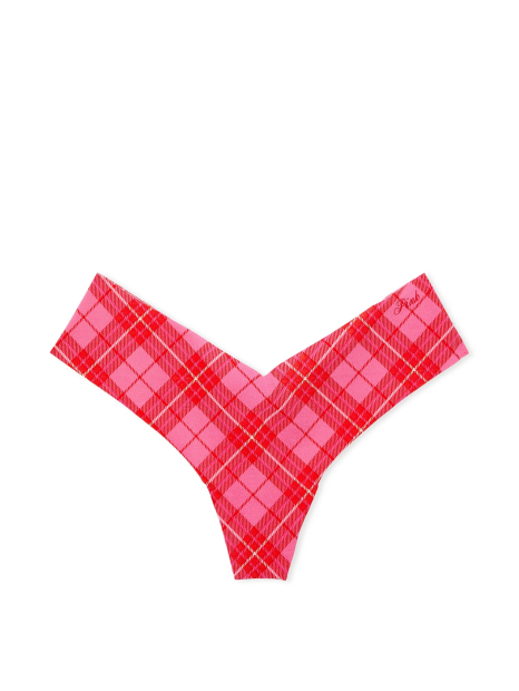 Бесшовные трусики Victoria's Secret Pink тонг 1159832977 (Розовый M)