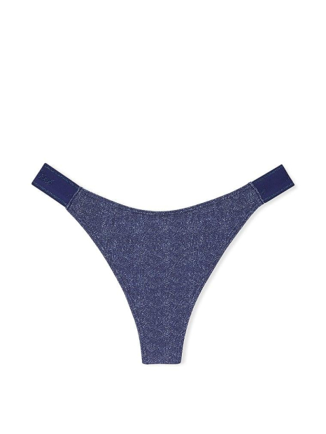 Стильные трусики тонг Victoria's Secret Pink 1159833223 (Синий S)