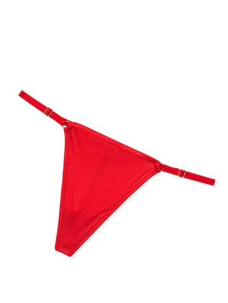 Гладкие трусики стринги Victoria's Secret 1159833284 (Красный S)