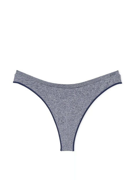 Бесшовные трусики тонг Victoria's Secret PINK 1159833287 (Серый S)