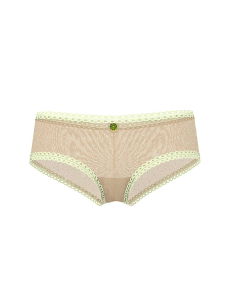 Женские сетчатые трусики чики Victoria's Secret Pink с подвеской 1159834370 (Бежевый M)