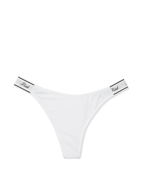 Стильні трусики тонг Victoria's Secret Pink 1159833465 (Білий M)