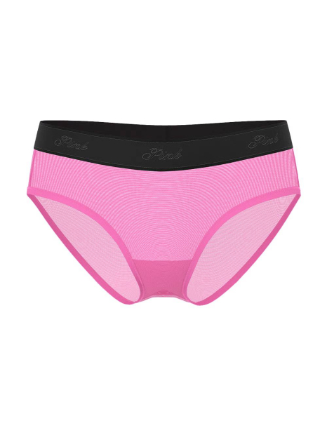 Жіночі сітчасті трусики хіпхагери Victoria's Secret Pink 1159833466 (Рожевий XXL)