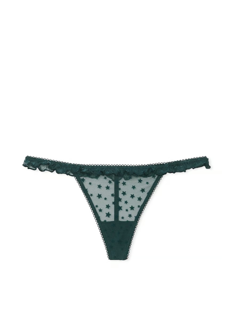 Женские трусики стринги Victoria's Secret Pink 1159833547 (Зеленый L)