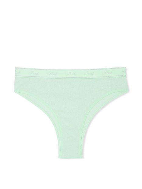 Трусики бразилії Victoria's Secret Pink із шиммером 1159833729 (Зелений S)