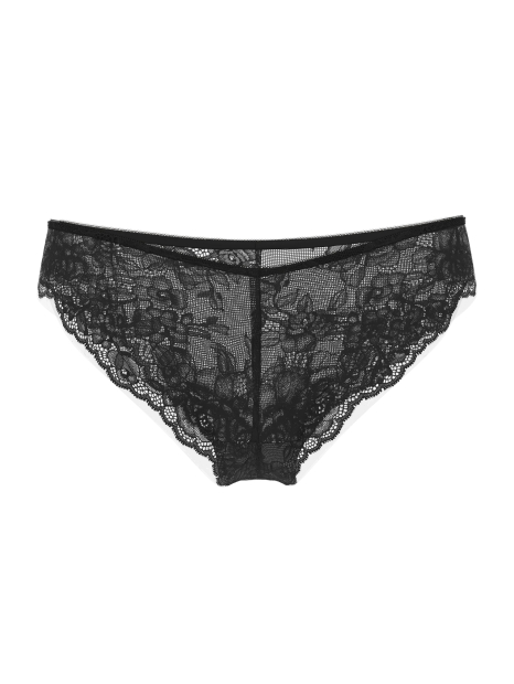 Кружевные трусики танга Victoria's Secret 1159833814 (Черный L)