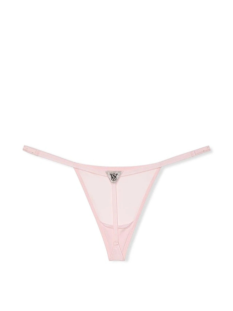 Трусики со стразами Victoria's Secret стринги 1159834223 (Розовый L)